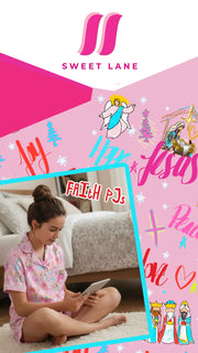 Women: FAITH Soft Sleepwear Long Sleeve + Pants