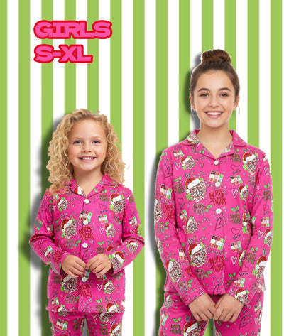 Youth: Soft Sleepwear Long Sleeve Set + Pants Dunham Christmas $52