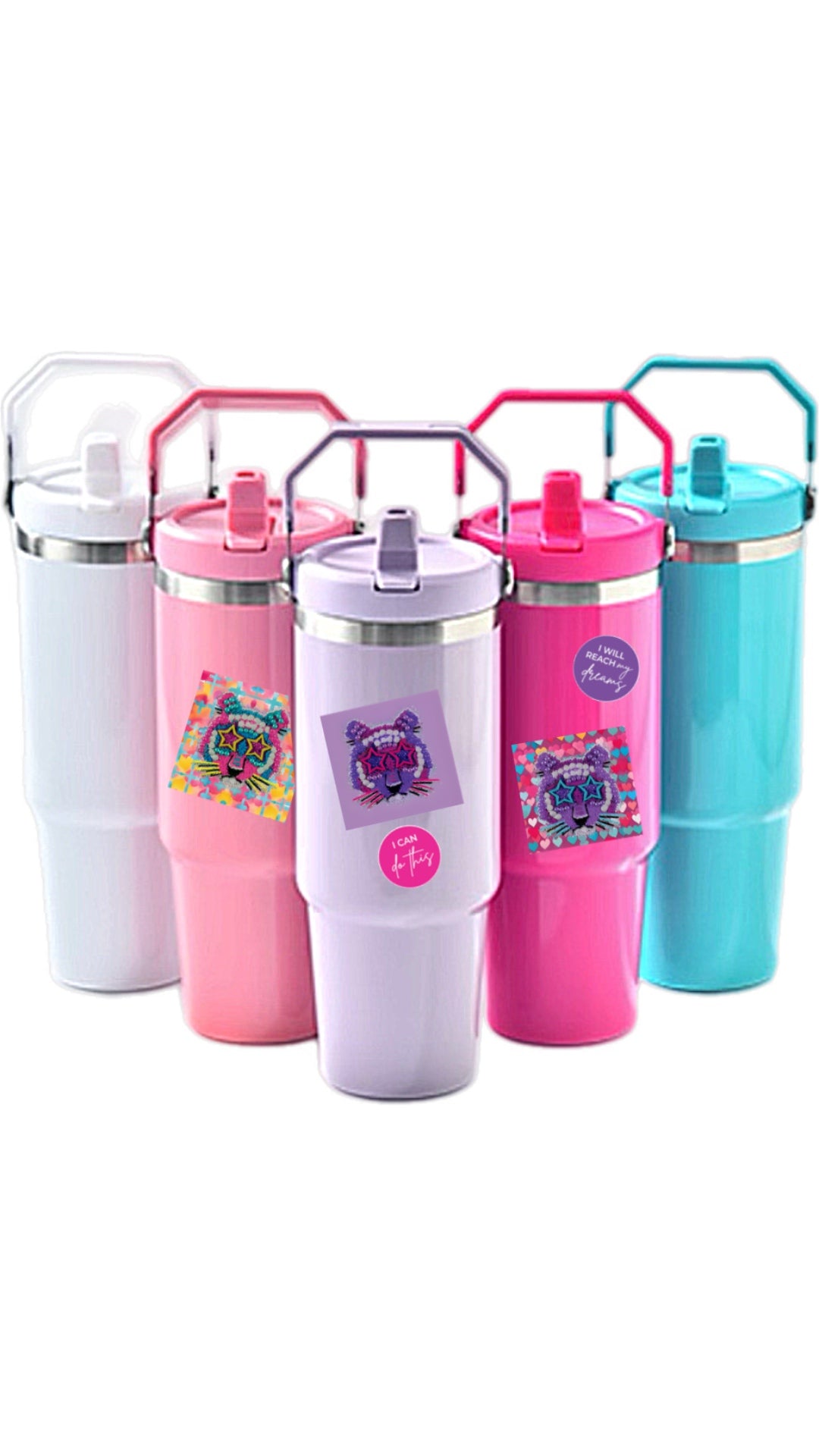 Tumbler Creative Kit -  Sold as a bundle of 10 tumblers (2 of each color) - $22 a unit