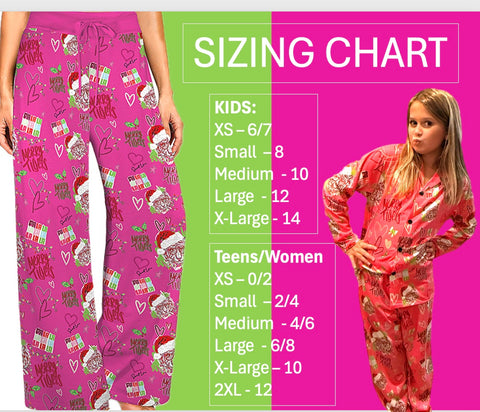 Women: Satin Soft Sleepwear Long Sleeve + Pants Dunham Christmas $64