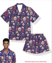 Boys: Soft Sleepwear Short Sleeve Set + Shorts Dunham Christmas $46