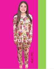 Youth: Soft Sleepwear Long Sleeve Set + Pants Dunham Christmas $52