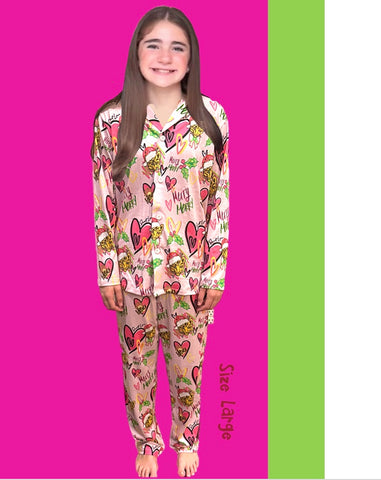 Youth: Soft Sleepwear Long Sleeve Set + Pants Dunham Christmas $52