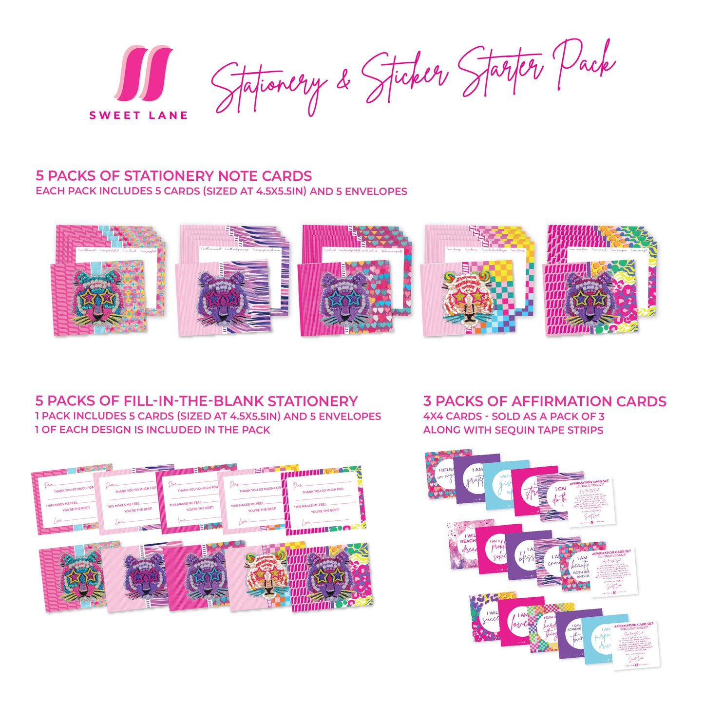 Stationery and Sticker Start Up Kit - Required on first order