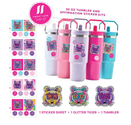 Tumbler Creative Kit -  Sold as a bundle of 10 tumblers (2 of each color) - $22 a unit