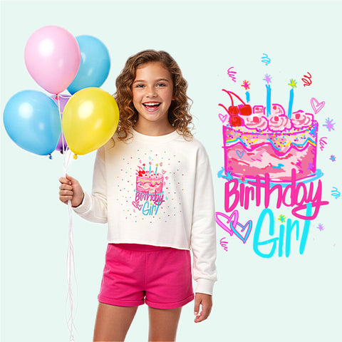 Birthday Girl Custom Art Tee