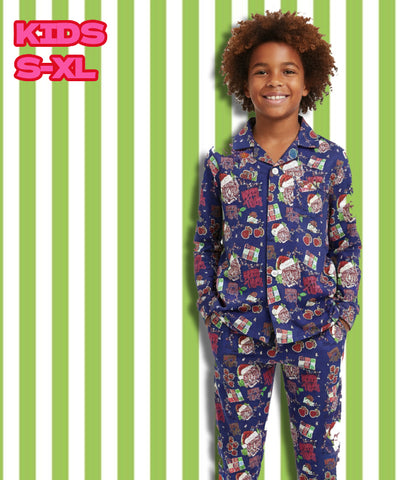 Boys: Soft Sleepwear Long Sleeve Set + Pants Dunham Christmas $52